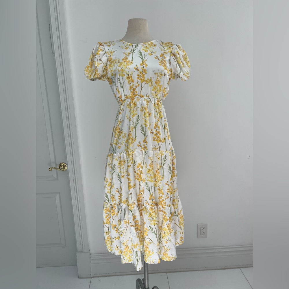 NWT Yellow Babydoll Dress